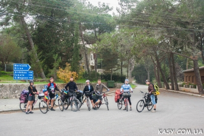 Интервью на ТВ-5 о велопоходе по Кипру
